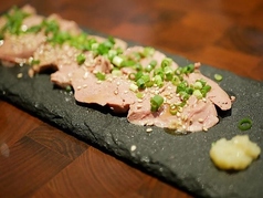 レバー刺し(低温調理、大山鶏)