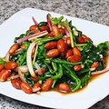 料理メニュー写真&nbsp;生野菜味噌つけ/無骨鶏足/ほうれん草とピーナッツの和え物/白菜くらげ和え　各