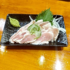 鶏ささみのタタキ刺し
