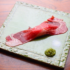 道産リブロースの炙り肉寿司（2貫）