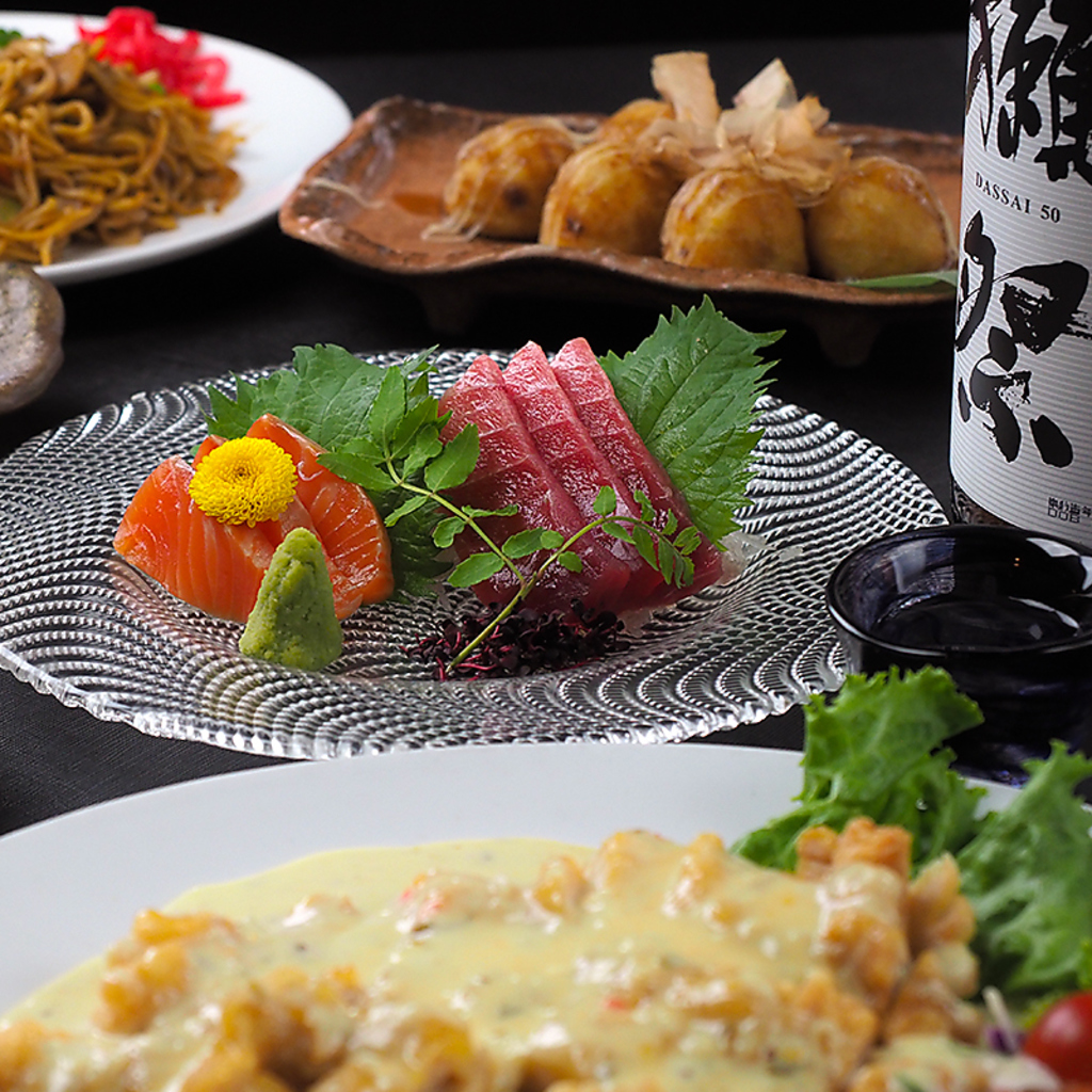 こだわりの宴会プランはゆったり3時間飲み放題付き！完全個室でまったりご宴会を♪