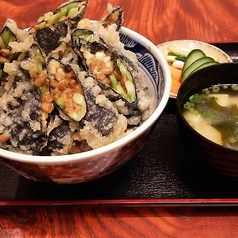 トロロ納豆海海苔巻き天丼