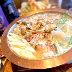 濃厚スープとたっぷり野菜の鶏白湯鍋(一人前)
