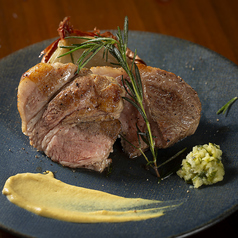 大麦仕上げ三元豚の肩ロースグリル