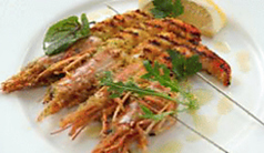 赤海老の香草パン粉焼き