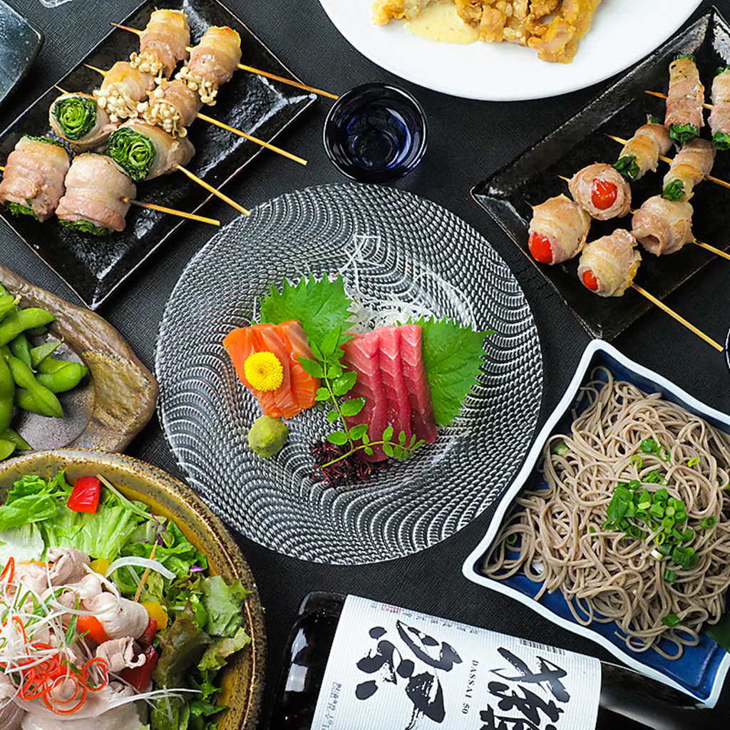 厳選和牛や季節野菜など、こだわりの食材を使った旬の料理をご用意！