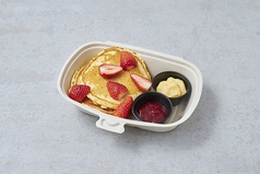 ストロベリーカスタードリコッタパンケーキ