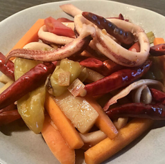 【イカ】イカの酸っぱ辛炒め