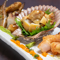 自家製クンセイ盛り合わせ（エビ・タコ・ししゃも・魚）