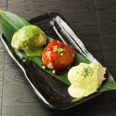 つくね3種盛り合わせ　トリオの味比べ