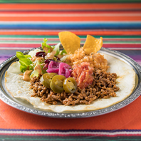 「メキシカングラウンドビーフ」ジューシーな挽肉の旨味