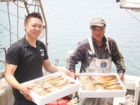 漁師から直接買付ける新鮮魚介