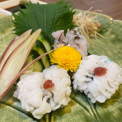 阿波の新鮮魚介やお野菜、お肉など厳選素材を丁寧に。