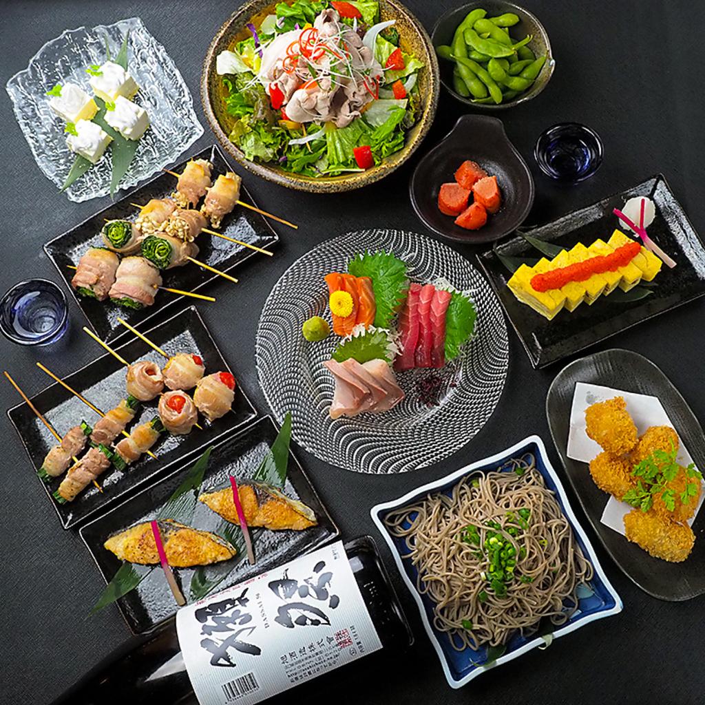 産地直送♪厳選食材を是非ご堪能下さいませ！お得な3時間宴会プランも各種御用意しております！