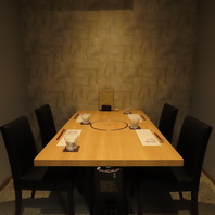 全席個室のプライベート空間でゆっくりとお過ごし下さい