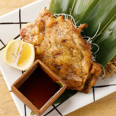 鶏の山賊炭火焼き