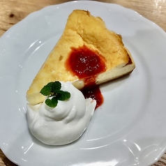 ベイクドチーズケーキの写真