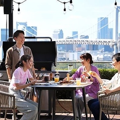 THE BBQ BEACH in AQUA CITY ODAIBA ザ バーベキュービーチのおすすめポイント1