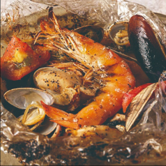 魚介のパピヨット