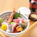 伊勢志摩や名古屋中央卸売市場の新鮮な鮮魚を堪能。
