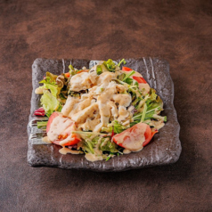 蒸し鶏の胡麻サラダ