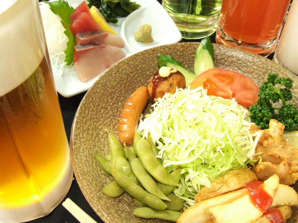 会社帰りに★お造り2種盛に日替わりオードブルがセットのほろ酔いセット950円は気軽に使える♪