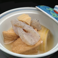 厚揚げとこんにゃくとわらび煮物