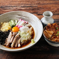 冷やしたぬきとミニ豚丼セット