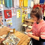 笑顔で元気に接客！