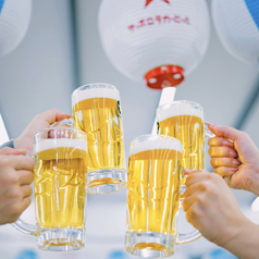 雨の日も安心ビアガーデン◎単品飲み放題もご用意！の写真