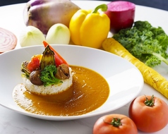 彩り野菜のスパイシーヴィーガンカレー