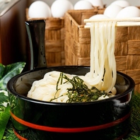 種類豊富なうどんメニューが勢ぞろい