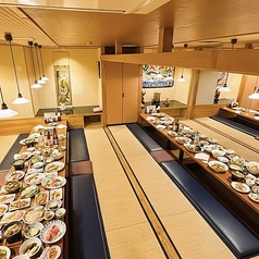 最大人数100名様以上　ご宴会承ります　貸切パーティー　送別会・歓迎会　ご相談お待ちいたしております