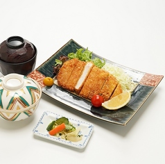 ポークカツ定食