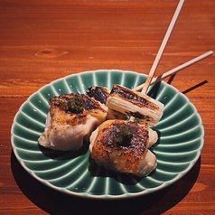 虎鶏のだきみ串 大葉胡椒