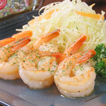 大人気ガーリックシュリンプは一度は食べていただきたい一品です。