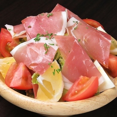 生ハムと文旦のサラダ