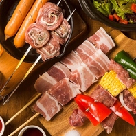 【肉！肉！ジューシーで美味しいBBQを楽しもう★】