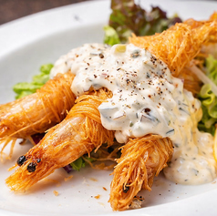 海老の天使の髪巻きタルタル