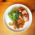 料理メニュー写真&nbsp;栗豚肩ロースの豚テキ
