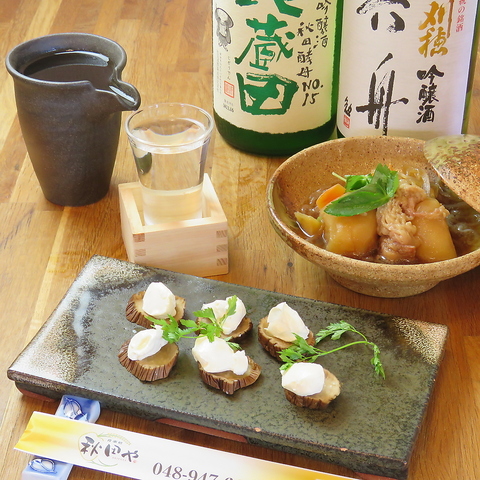 秋田のお米とお酒を楽しめる和食居酒屋