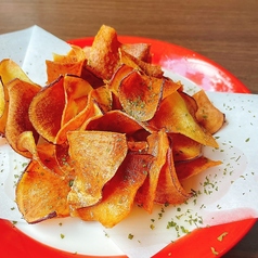 さつまいもの自家製ポテトチップス