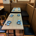 4名様～8名様までご利用いただける中人数お席も御座います。和の象徴でもある木に包まれた寛ぎ空間となっております♪落ち着いた雰囲気の店内で気のおける仲間と心ゆくままにお楽しみ下さい★当日のご予約ももちろん可能♪お気軽にお問い合わせください！