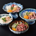 精肉店直営だからこそ、鮮度抜群の肉刺しも食べ放題！