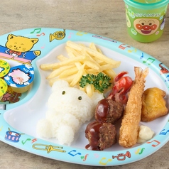 お子様プレート　ミートボール＆エビフライ