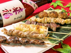 串焼き盛り合わせ　6本