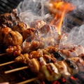 料理メニュー写真 薩摩地鶏の博多串焼き