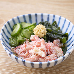 ずわい蟹の酢の物