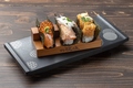 料理メニュー写真 地酒蔵が提案する新感覚の本格手巻き寿司！