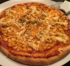 たっぷりマヨコーンピザ